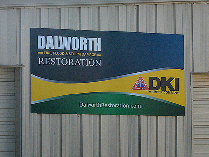 Dalworth Building Front Sign