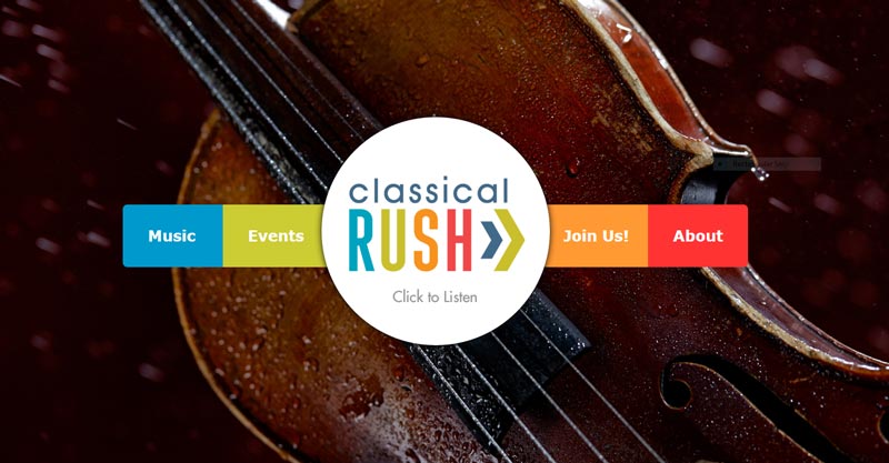 classicalrush.org home page 