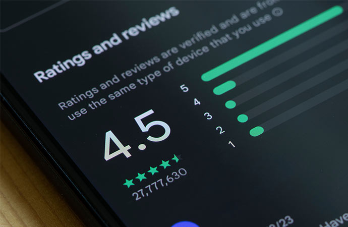 google reviews and ratings