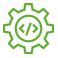 software development logo green