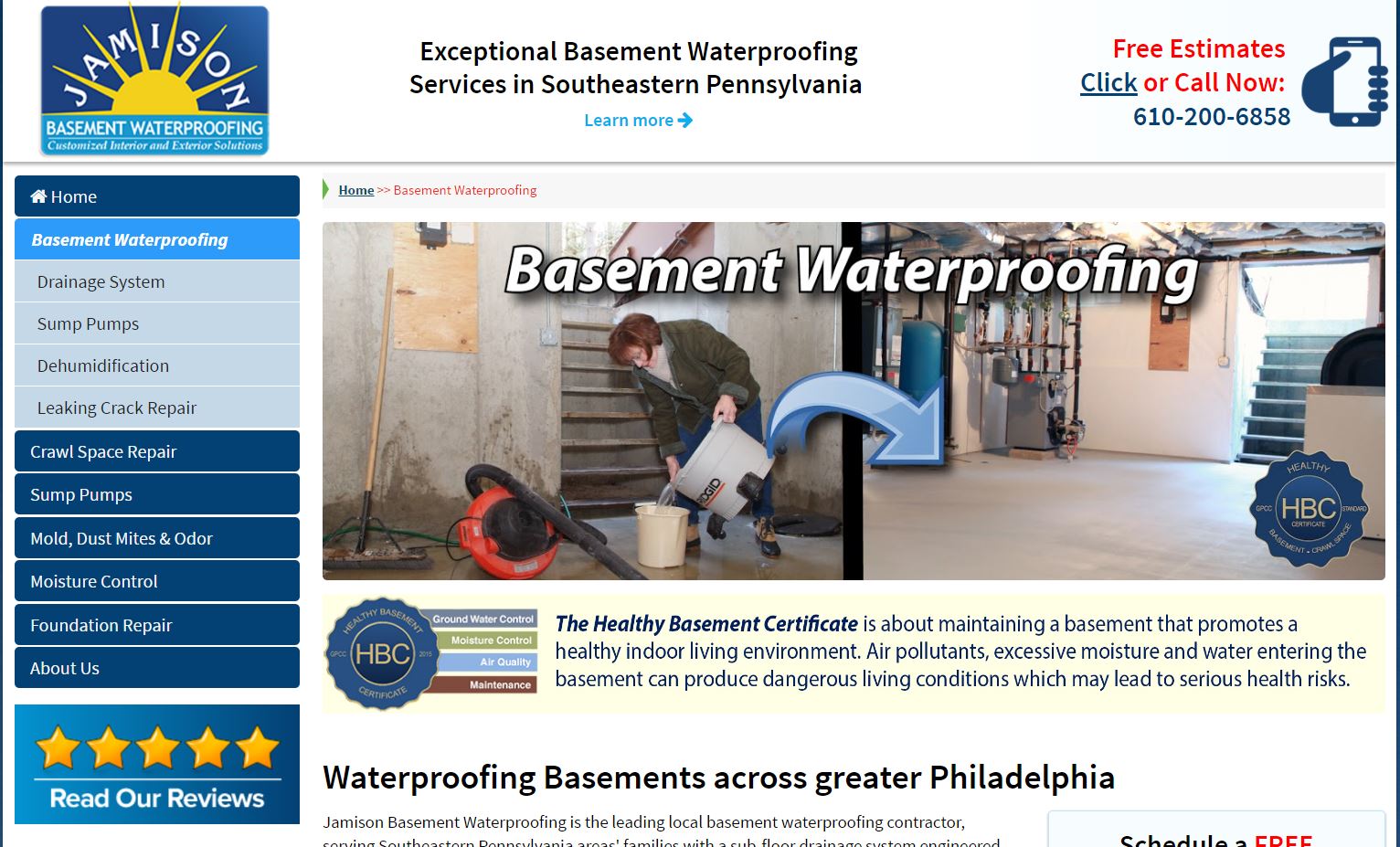 Basement Waterproofing Page