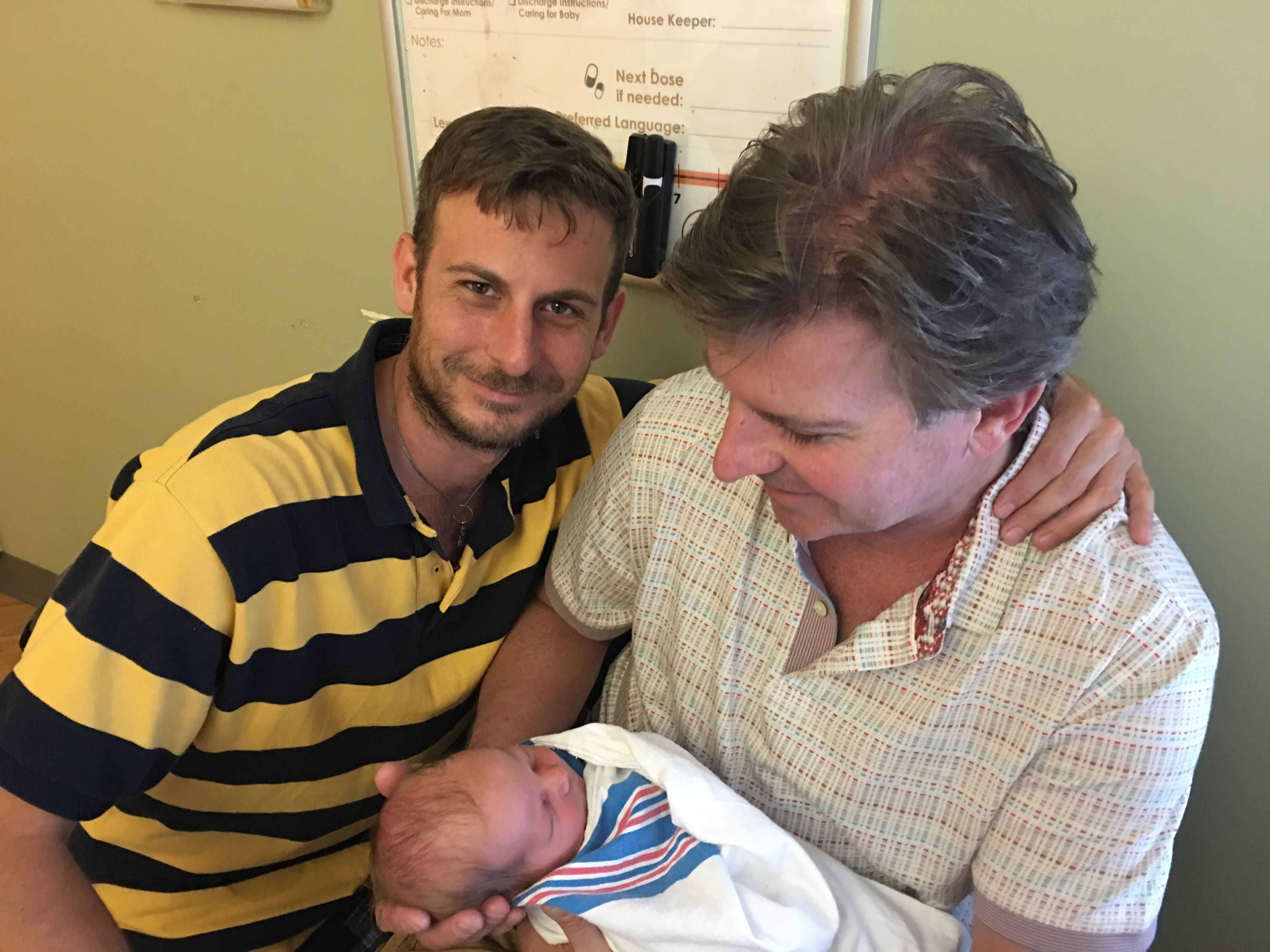 Newborn Granddaughter Alanna & Son Dan IV