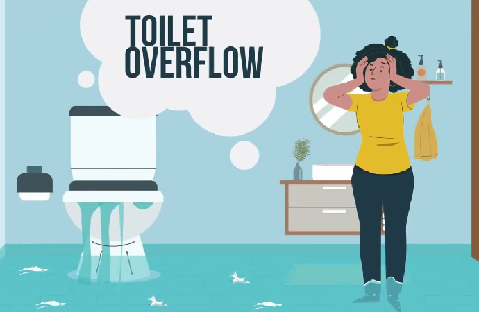Toilet Overflow Cleanup by Dalworth Restoration